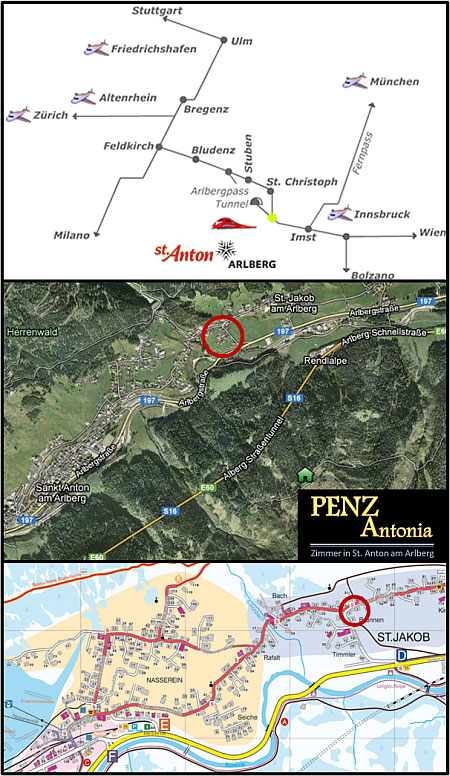 anreise haus penz antonia st anton zimmer am arlberg